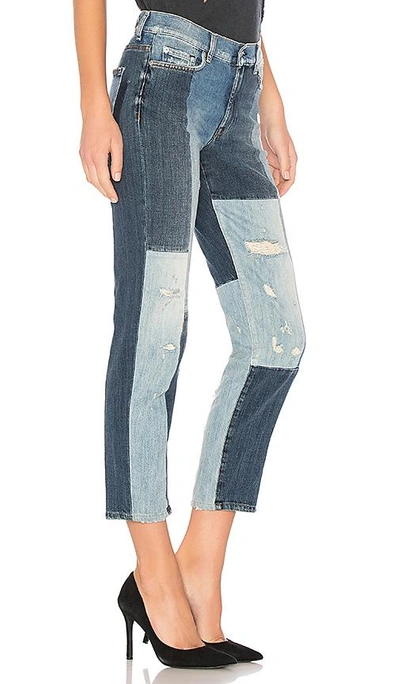 Shop 7 For All Mankind Hw Slim In Indigo Patches