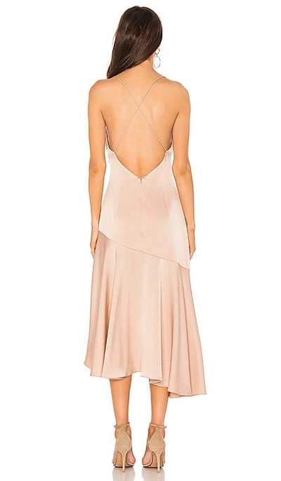Shop Misha Collection Lidia Dress In Blush