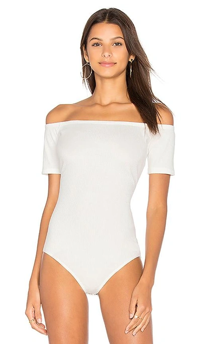 Shop Capulet X Revolve Shoulderless Leotard In White