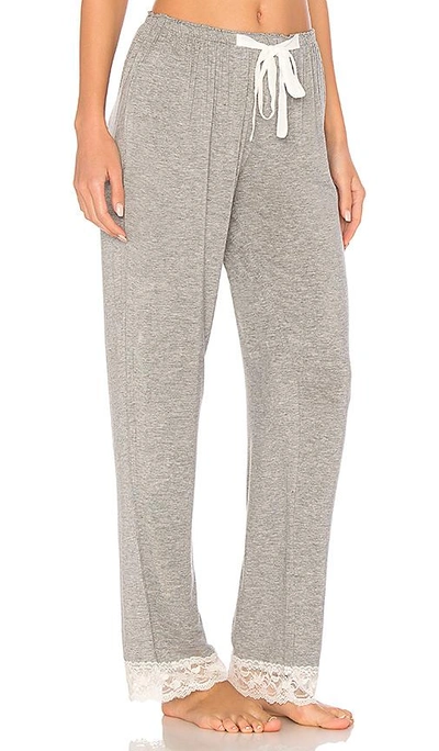 Shop Flora Nikrooz Snuggle Knit Pant In Grey. In Heather Grey