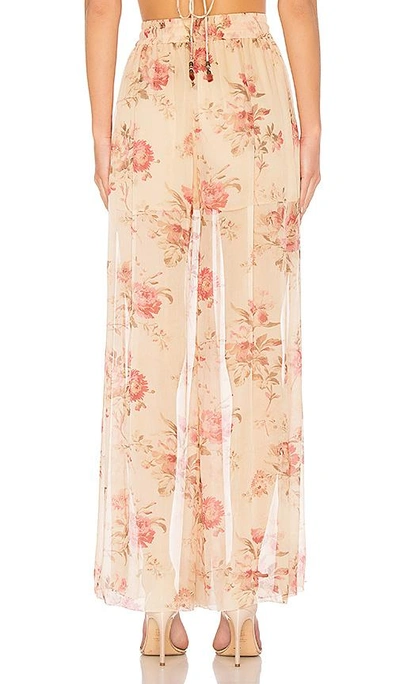 Shop Zimmermann X Revolve Prima Cherry Pant In Cream