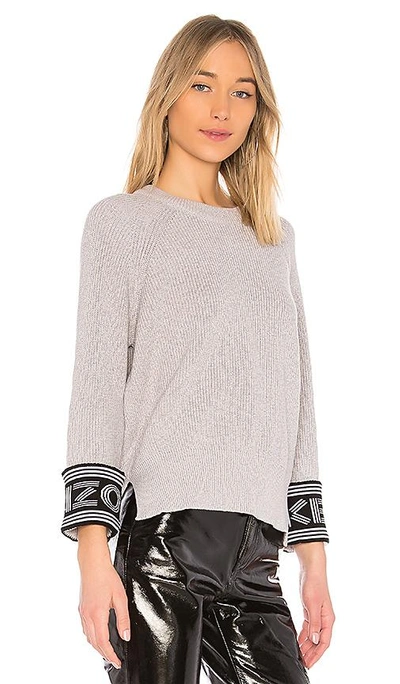 Shop Kenzo Sport Sweater In Gray