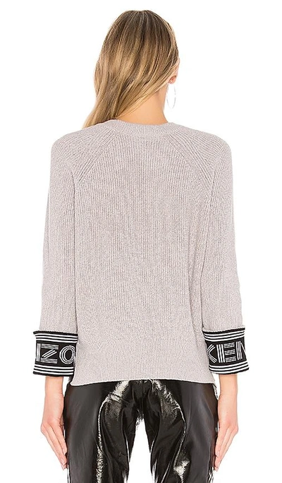 Shop Kenzo Sport Sweater In Gray