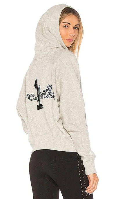 Shop Free People Movement Good Luck Hoodie In Light Gray