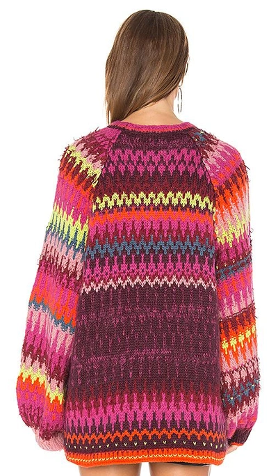 Shop Free People Castles In The Sky Sweater In Pink