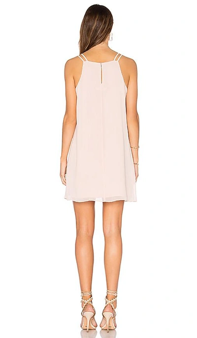 Shop Bcbgeneration Ruffled Mini Dress In Blush