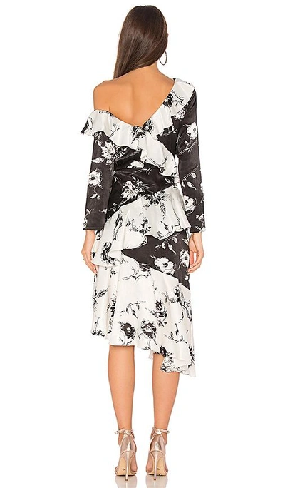 Shop Delfi Lily Dress In Black & White