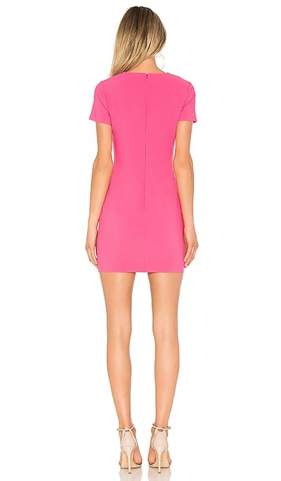 Shop Likely Manhattan Dress In Pink Flambe