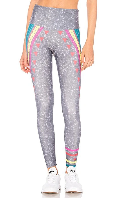Shop Onzie Graphic High Rise Legging In Gray