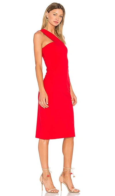 Shop Susana Monaco Wide Strap Dress In Red. In Perfect Red