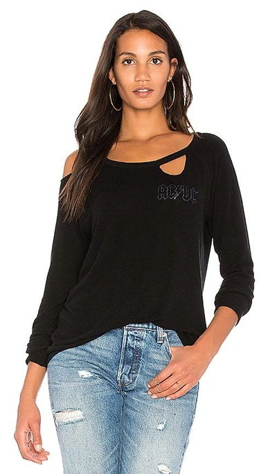 Shop Chaser Bolted Deconstructed Pullover In Black