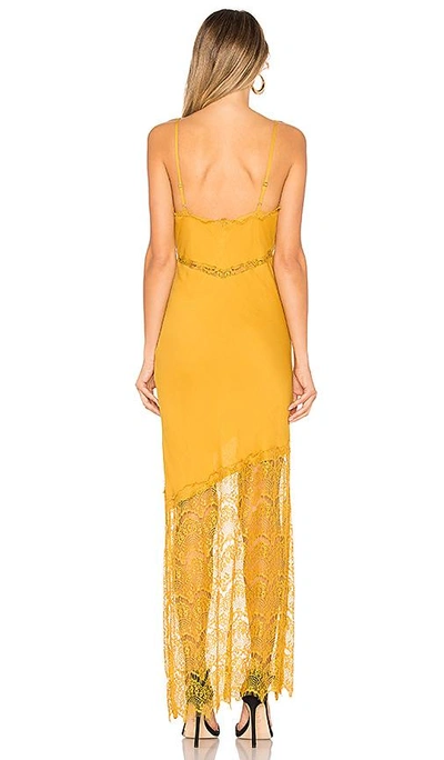 Shop Cleobella Nebula Slip Dress In Mustard