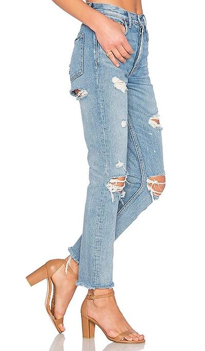 Shop Grlfrnd Karolina High-rise Skinny Jean With Butt Slit In A Little More Love