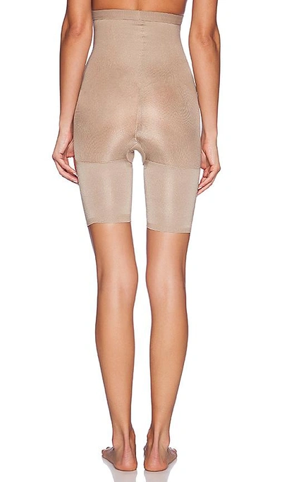 Shop Spanx Everyday Shaping High-waisted Short In Soft Nude