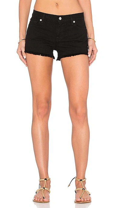 Shop 7 For All Mankind Cut Off Short In Black