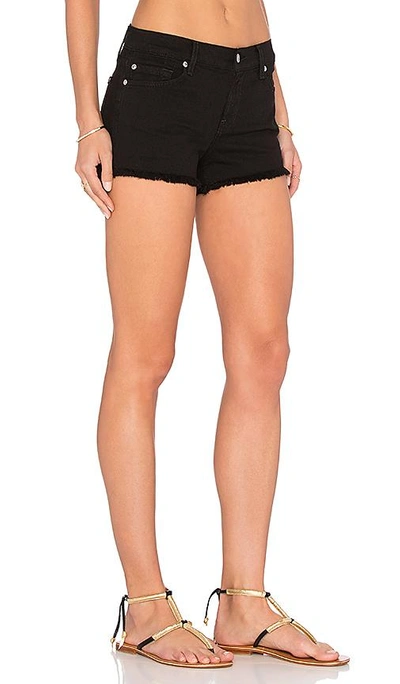 Shop 7 For All Mankind Cut Off Short In Black