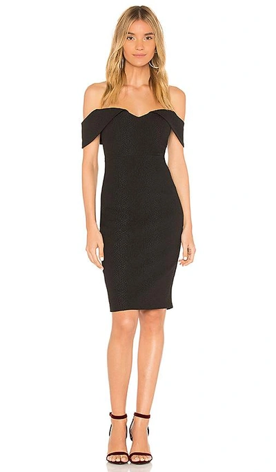 Shop Bardot Eva Snake Dress In Black