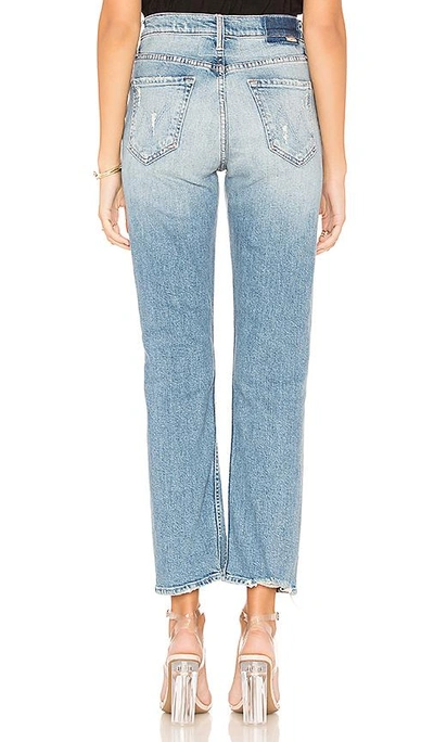 Shop Mother The Tomcat Ankle Jean In Blue