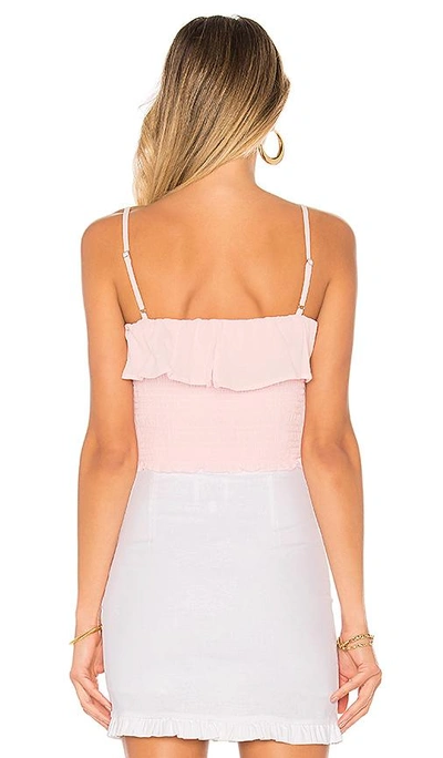 Shop By The Way. Jenna Ruffle Smock Top In Baby Pink