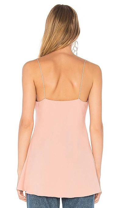 Shop Theory Draped Cami Tank In Pink