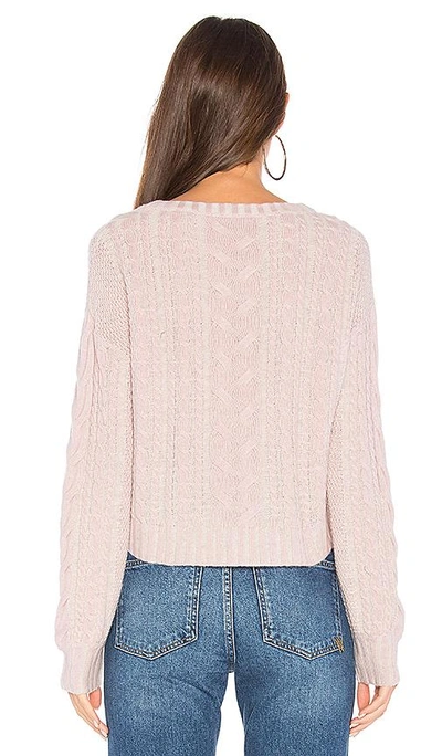 Shop Brown Allan Snow Dust Sweater In Pink