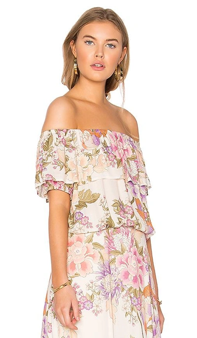 Shop Spell & The Gypsy Collective Blue Skies Off Shoulder Top In Cream