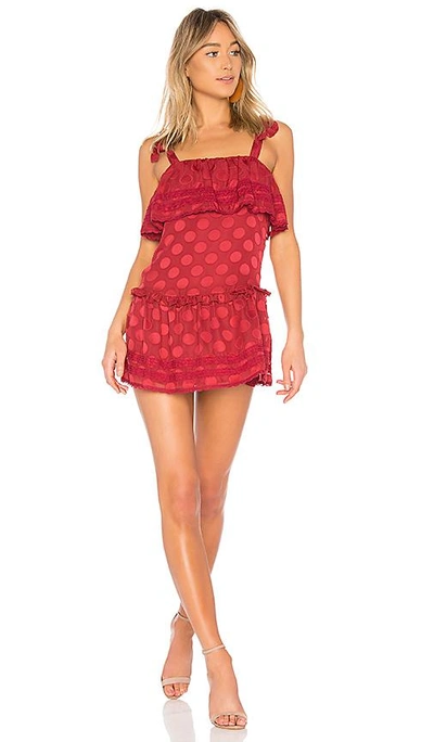 Shop Tularosa Chelsea Babydoll In Red