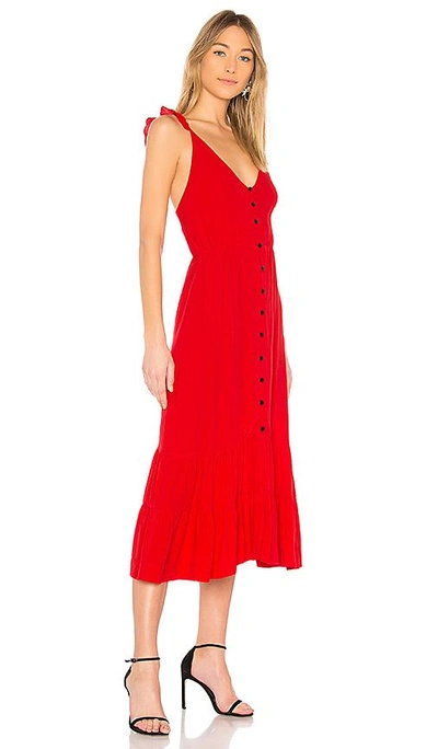 Shop S/w/f Asher Midi Dress In Red