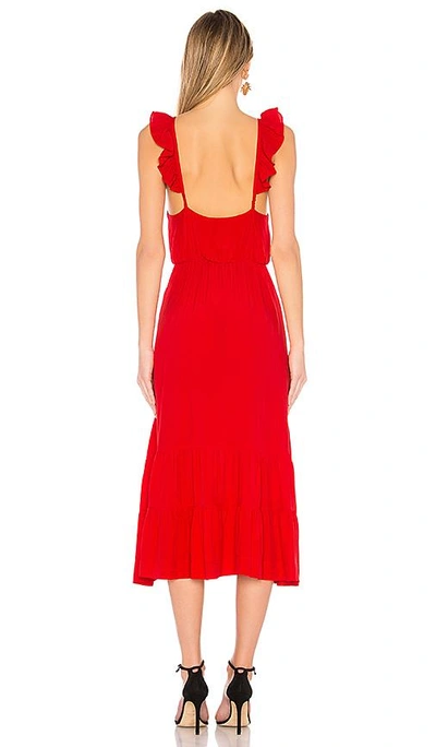 Shop S/w/f Asher Midi Dress In Red