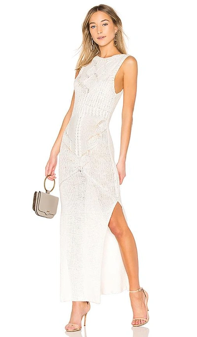 Shop Ayni Paitina Cable Dress In White