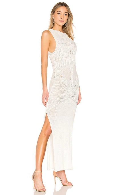 Shop Ayni Paitina Cable Dress In White