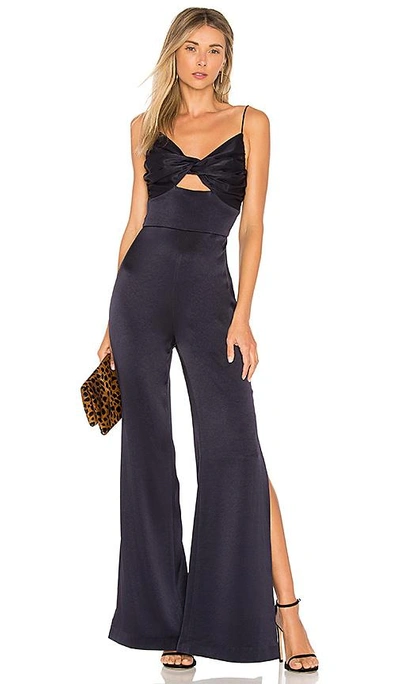 Shop Misha Collection Cindy Pantsuit In Navy