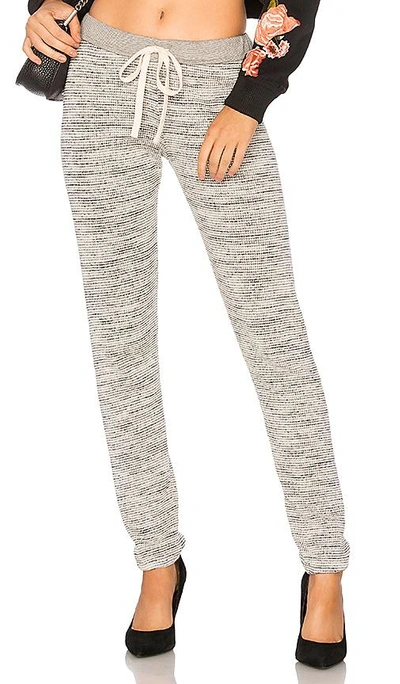 Shop Monrow Thermal Sweatpants In Gray