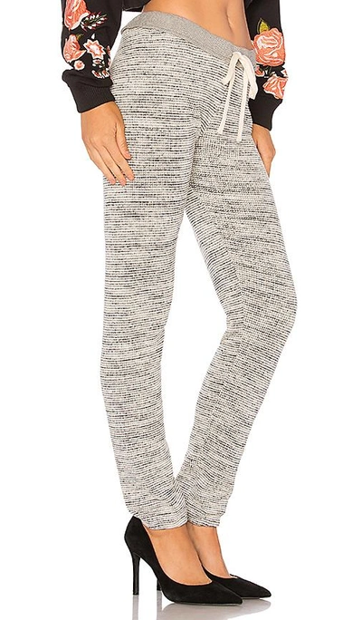 Shop Monrow Thermal Sweatpants In Gray