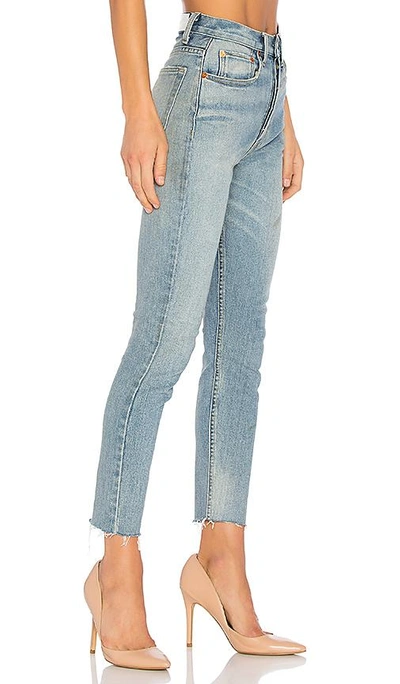 Shop Re/done Originals High Rise Ankle Crop In Light