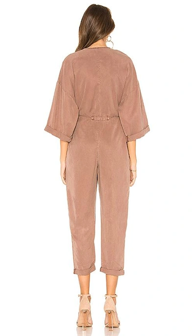 Shop Yfb Clothing Ida Jumpsuit In Taupe