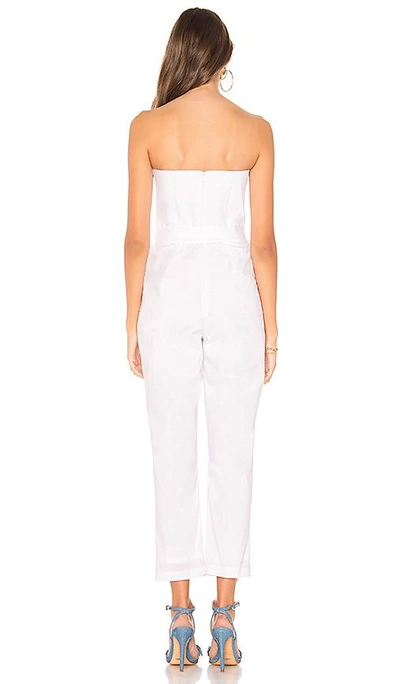 Shop Amanda Uprichard Cherri Jumpsuit In White