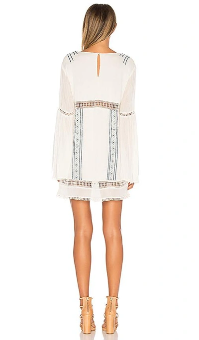 Shop Ale By Alessandra X Revolve Luana Long Sleeve Dress In Ivory & Stone Blue