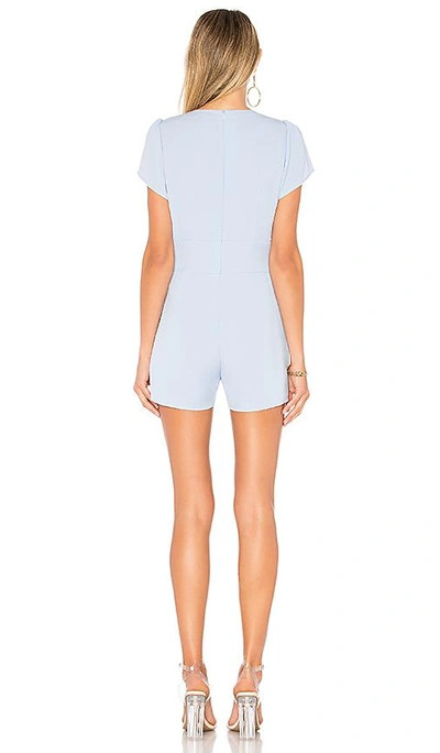 Shop By The Way. Penny Deep V Romper In Light Blue