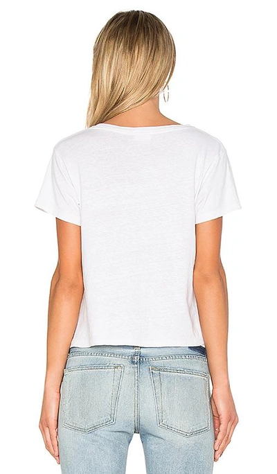 Re/done White Hanes Edition 1950s Boxy T-shirt In Vintage White