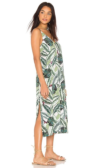 Shop Seafolly Palm Beach Dress In Green