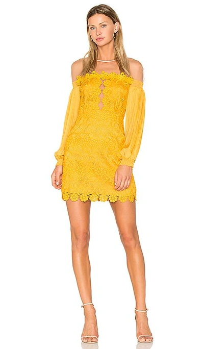 Shop Three Floor Gardenia Dress In Yellow