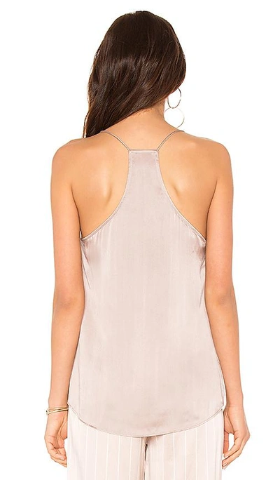 Shop Cami Nyc The Racer Charmeuse Cami In Oyster