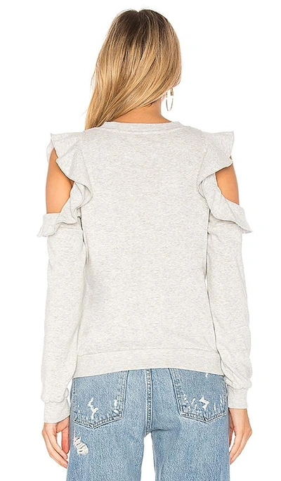 Shop Rebecca Minkoff Gracie Sweatshirt In Light Gray