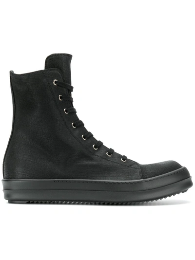 Shop Rick Owens Drkshdw Hi-top Sneakers In Black