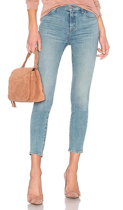 Shop J Brand Alana High Rise Crop Skinny Jean In Blue