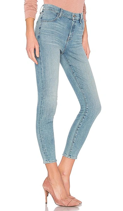 Shop J Brand Alana High Rise Crop Skinny Jean In Blue