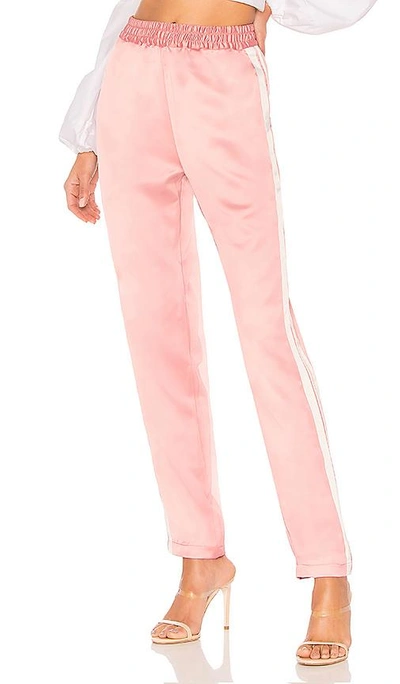 Shop Lovers & Friends Tailored Track Trouser In Rose