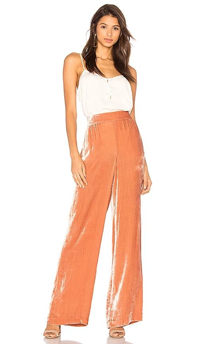 Shop Alice And Olivia Racquel Pant In Rose