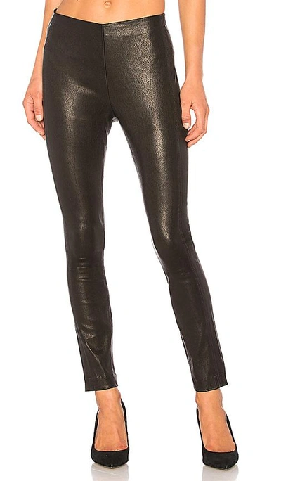 Shop Rag & Bone Simone Leather Pant In Black